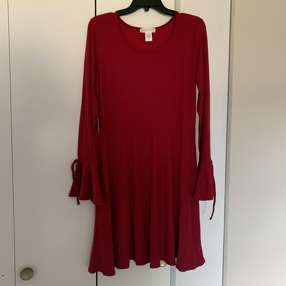 Maroon/Red Flowy Dress